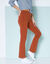 Legging bootcut uni, taille &eacute;lastiqu&eacute;e (caramel fonc&eacute;)