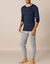 Lange onderbroek in THERMOPERLE® polyester - set van 2 (chiné grijs)