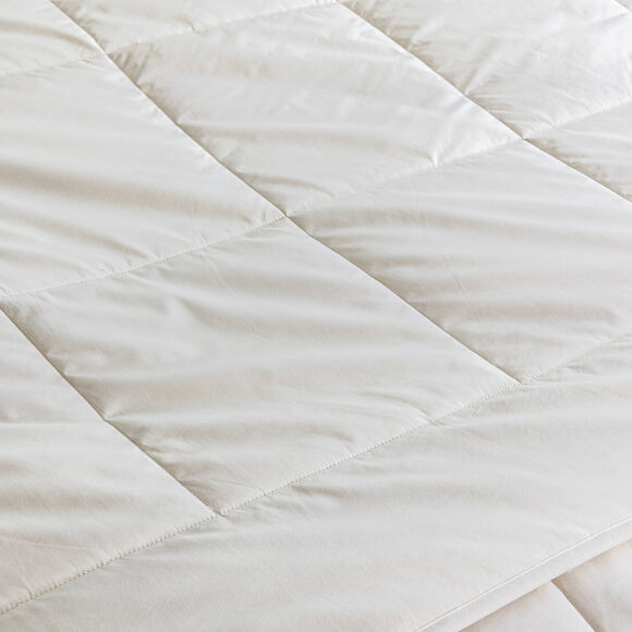 Couette pure laine vierge Woolmark® 600g/m² (blanc)