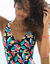 Maillot de bain 1 pi&egrave;ce de bain imprim&eacute; Boruca- effet tankini (noir / multicolore)