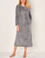 Lang nachthemd met sterrenborduursels, fleece (grijs)