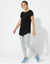 Legging uni maille jersey (gris chiné)