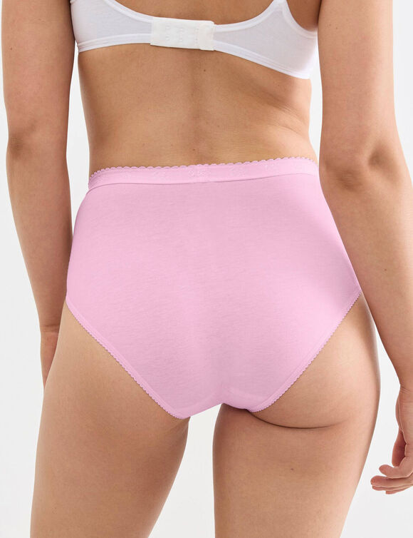 Chic midi-slipjes, set van 3 gekocht + 1 GRATIS (1) (roze)