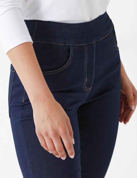 Jean bootcut ultra confort, grande stature (dark blue)