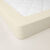 Drap-housse uni percale bonnets 40 cm (écru)