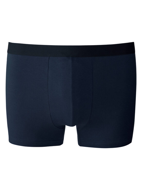 Boxer bandes c&ocirc;t&eacute;s - lot de 3 (bleu)