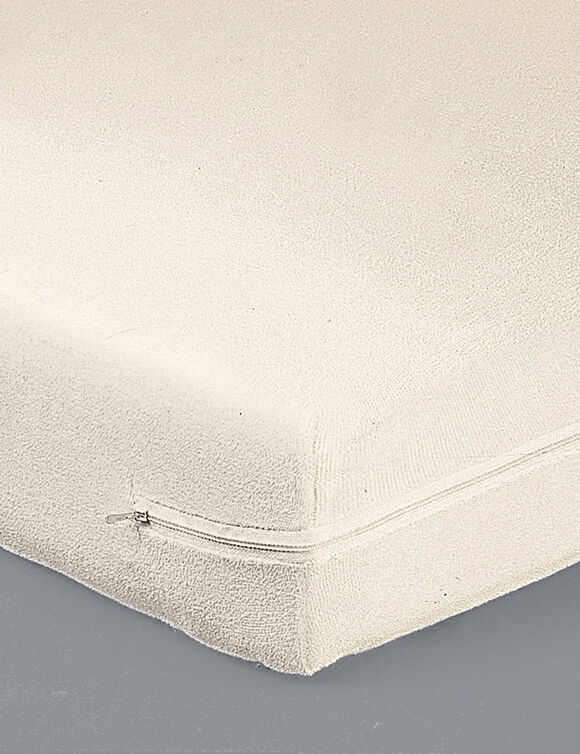 Housse de matelas ultra extensible 25 cm Sanitized® (beige)