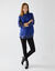Mouwloze trui in origineel patenttricot (felblauw)