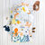 Linge de lit enfant Marius coton - Imprimé aquatiques&lt;br&gt;Bedlinnen Marius in katoen - marineprint (wit)