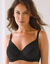 Soutien-gorge forme minimiseur en dentelle stretch Isili - avec armatures (noir)