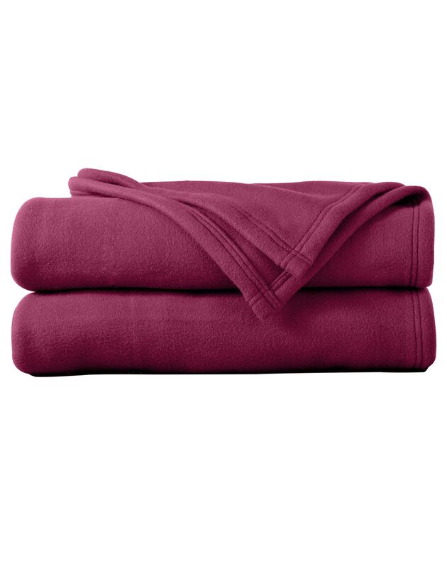 Couverture polaire Thermotec® qualité prestige (prune)