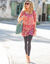 Legging met elastische taille (bronskleur)