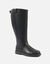 Low boots met zwarte elastieken - zwart (zwart)