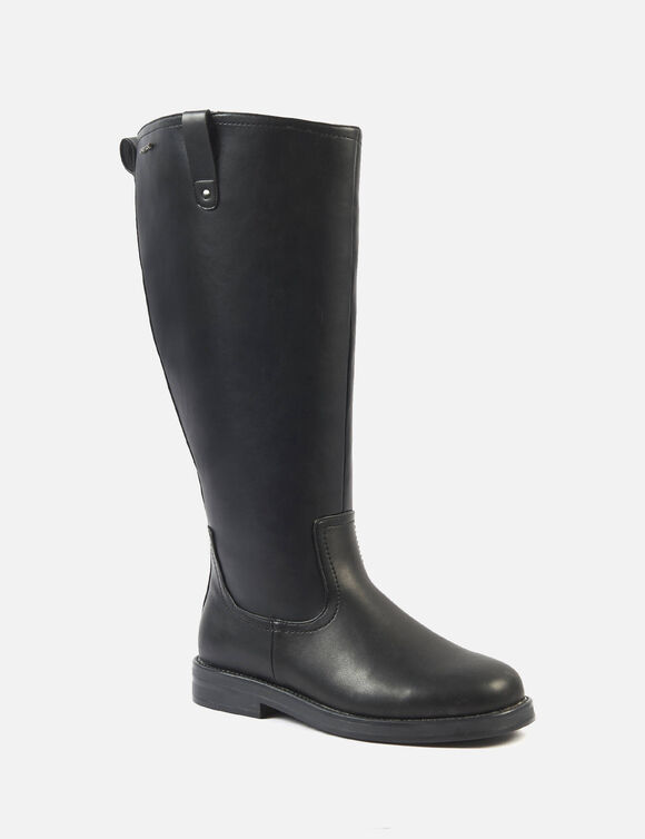 Low boots met zwarte elastieken - zwart (zwart)