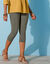 Rekbare kuitbroek met elastische taille - set van 3 (kaki + zwart + wit)