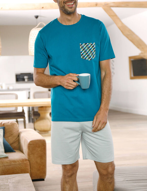 Short pyjama gris (gris)