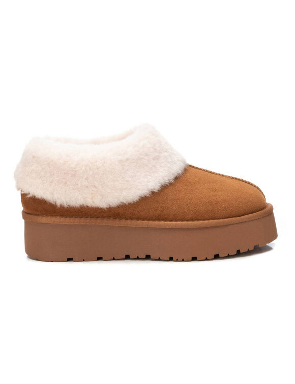 Gevoerde slip-on boots (karamel)