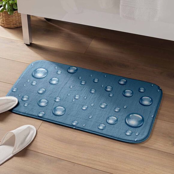 Badmat Bubbel (blauw)