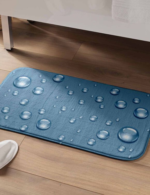 Tapis de bain Bulle (bleu)