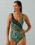 Maillot de bain 1 pi&egrave;ce Cambuja (noir / vert)