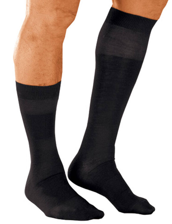 Chaussettes fil d'Ecosse effet massant - lot de 2 paires (noir)
