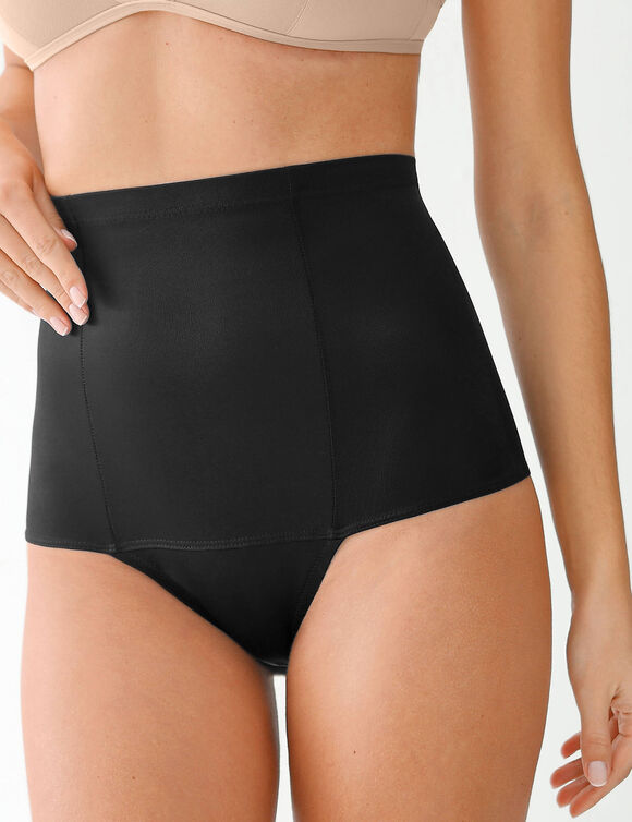 Gaine culotte serre-taille - maintien intense (noir)