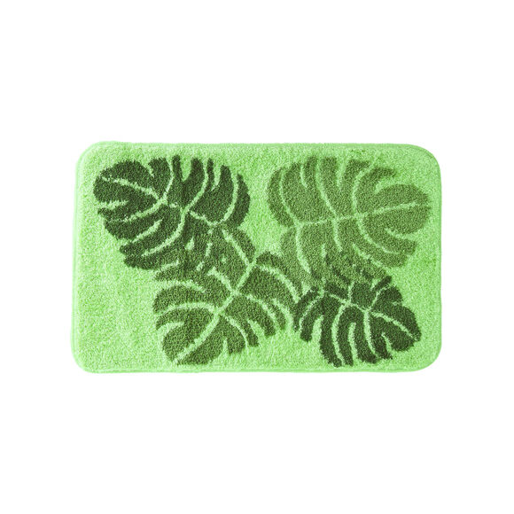Tapis de bain motif jungle (vert)