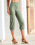 Pantacourt forme boule, uni (kaki)