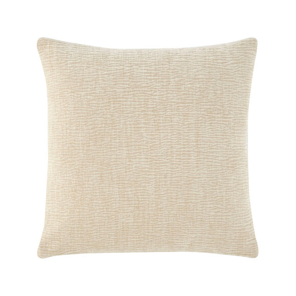 Housse de coussin tissage chenille - lot de 2 (naturel)
