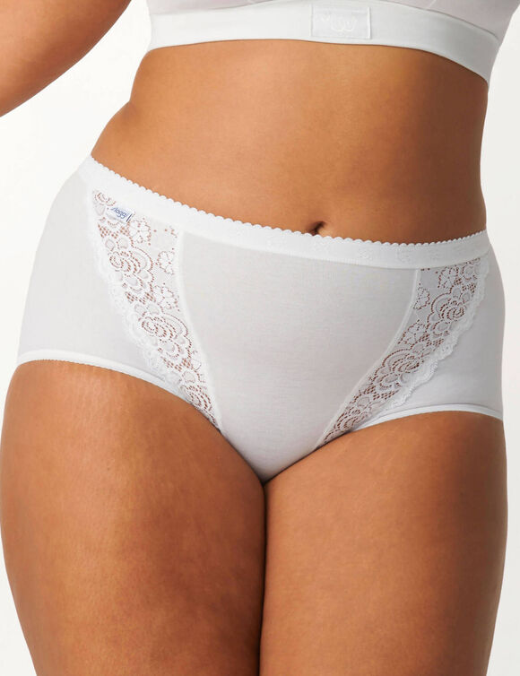 Maxislip Chic, set van 3 kopen + 1 GRATIS (1) (wit)