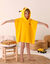 Kinderbadponcho Pikachu®, katoenen badstof en velours - 280g/m2 (geel)