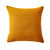 Housse coussin unie coton tissage artisanal - lot de 2 (caramel)