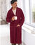 Robe de chambre maille polaire (bordeaux) Robe de chambre maille polaire (bordeaux)