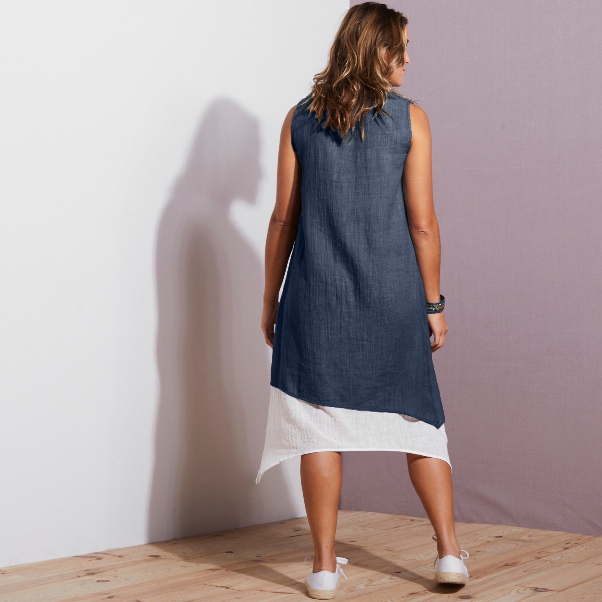 jurk asymmetrisch aan onderkant