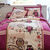 Bedlinnen Chouette in flanel (pruim)