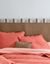 Tête de lit unie coton style boutis Cassandre (taupe)