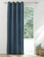 Rideau bachette uni tamisant oeillets (bleu)