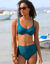 Haut de maillot de bain avec armatures Vilorio - forme balconnet (émeraude)