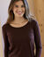 Tee-shirt manches longues chaleur seconde peau  (chocolat)