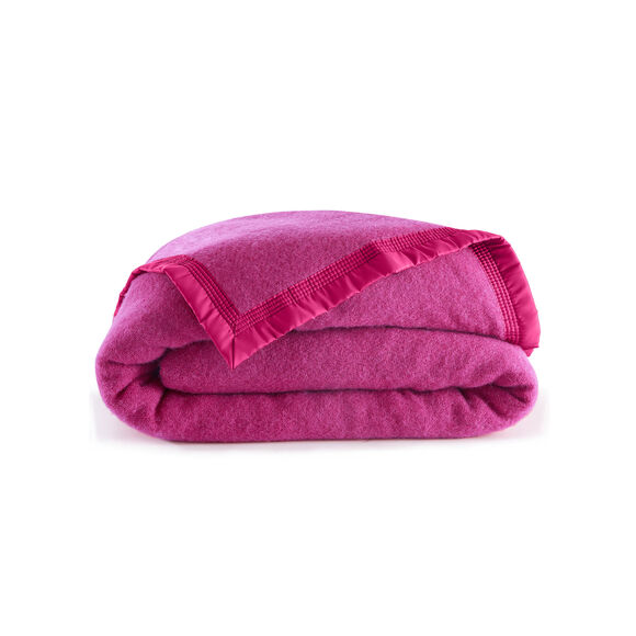Couverture laine 1er prix 350 g/m² (rose cyclamen)