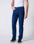 Rechte jeans in 100% katoen, elastische tailleband opzij - binnenpijplengte 72 cm (stone)