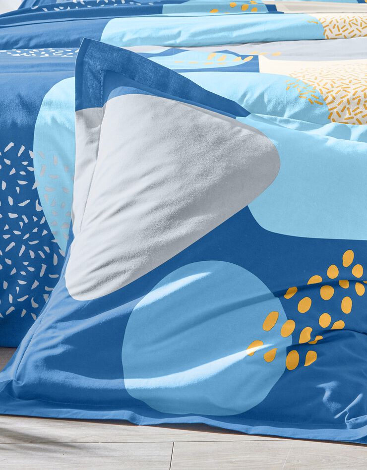 Linge de lit Oscar - coton (bleu)