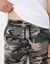 Joggingbroek in molton met rechte pijponderkanten (camouflagegrijs)