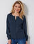 Cardigan met knoopsluiting, lamswol (marine)