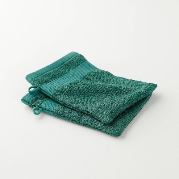 Collection serviettes de bain unies - coton modal 500 g/m&sup2; (vert)