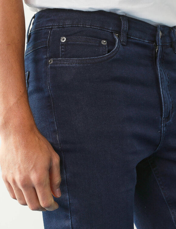 Jean droit 5 poches denim ultra stretch - L30 (dark blue)