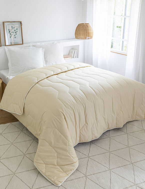Duo dekbed - dubbele isolatie, lama 2x200 g/m2 (naturel)