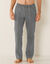 Pantalon denim léger élastiqué (gris)