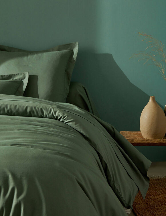 Linge de lit uni - coton 57 fils/cm&sup2; (eucalyptus)