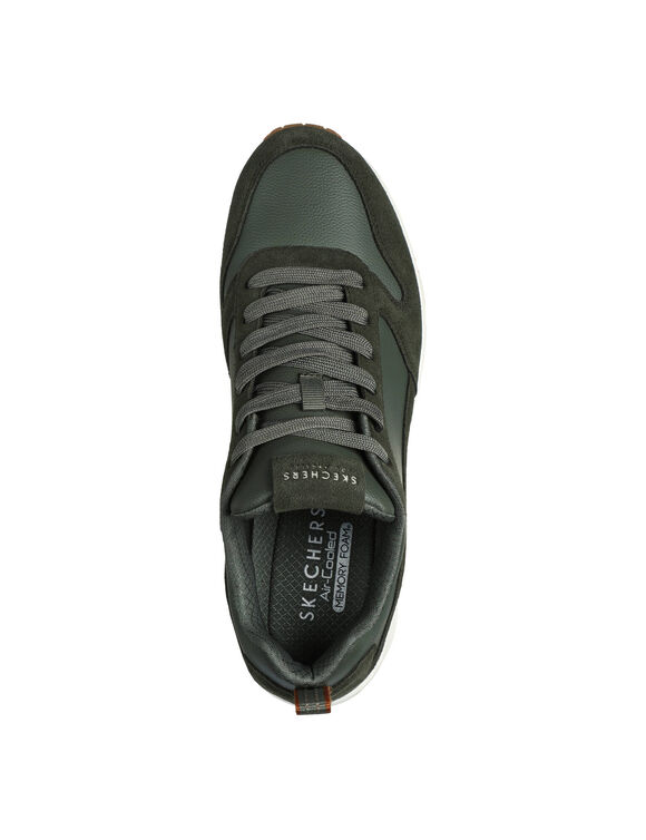 Sneakers met veters Uno - Stacre (olijfgroen)